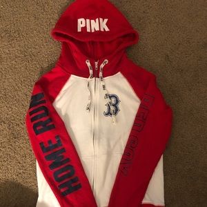 Pink Red Sox sweater